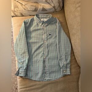 Southbound button down. Size 10. Like new. Kelly green navy white